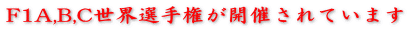 F1A,B,C世界選手権が開催されています